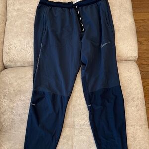 Nike Dark Blue Joggers with Logo